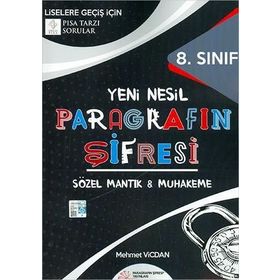 Paragrafın Şifresi Yayınları 8. Sınıf Paragrafın Şifresi Sözel Mantık Muhakeme Soru Bankası