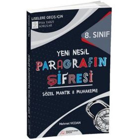 Paragrafın Şifresi Yayınları 8. Sınıf Paragrafın Şifresi Sözel Mantık Muhakeme Soru Bankası
