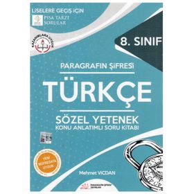 Paragrafın Şifresi Yayınları - 8. Sınıf Türkçe Konu Anlatımlı Soru Kitabı