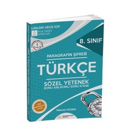 Paragrafın Şifresi Yayınları - 8. Sınıf Türkçe Konu Anlatımlı Soru Kitabı