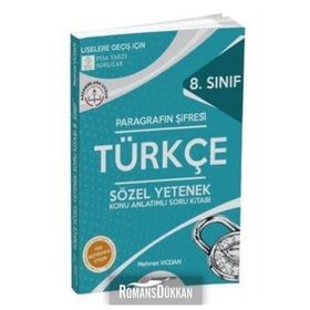 Paragrafın Şifresi Yayınları - 8. Sınıf Türkçe Konu Anlatımlı Soru Kitabı