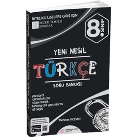 Paragrafın Şifresi Yayınları 8. Sınıf Türkçe Yeni Nesil Soru Bankası
