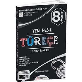 Paragrafın Şifresi Yayınları 8. Sınıf Türkçe Yeni Nesil Soru Bankası