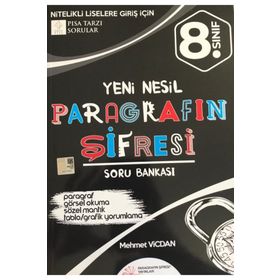 Paragrafın Şifresi Yayınları 8. Sınıf Yeni Nesil Sözel Yetenek Soru Bankası