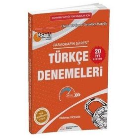 Paragrafın Şifresi Yayınları ÖSYM'nin Yaptığı Tüm Sınavlar İçin TYT Türkçe 20 Deneme