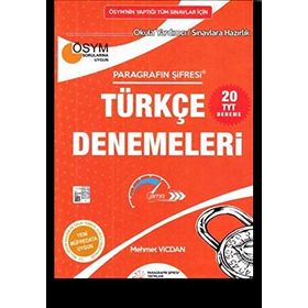Paragrafın Şifresi Yayınları ÖSYM'nin Yaptığı Tüm Sınavlar İçin TYT Türkçe 20 Deneme