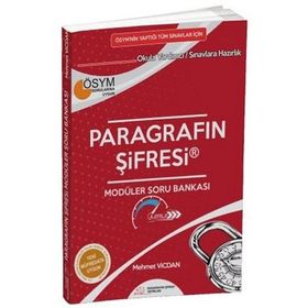 Paragrafın Şifresi Yayınları YKS TYT KPSS ALES Paragrafın Şifresi Metot Anlatımlı Soru Bankası