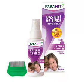 Paranit 100 ml Bit Karşıtı Sprey ve Tarak Seti