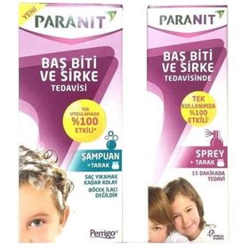 Paranit Saç Biti Ve Sirke İçin 100 ml Şampuan + 100 ml Sprey
