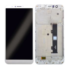 Parça Bankası General Mobile Discovery GM8 Go Çıtalı Beyaz Dokunmatik Lcd Cep Telefonu Ekranı