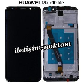 Parça Bankası Huawei Mate 10 Lite Çıtalı Siyah Dokunmatik Lcd Cep Telefonu Ekranı