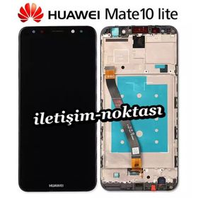 Parça Bankası Huawei Mate 10 Lite Çıtalı Siyah Dokunmatik Lcd Cep Telefonu Ekranı