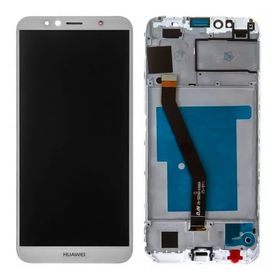 Parça Bankası Huawei Y6 2018 Çıtalı Beyaz Dokunmatik Lcd Cep Telefonu Ekranı