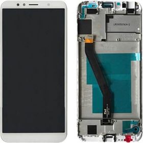 Parça Bankası Huawei Y6 2018 Çıtalı Beyaz Dokunmatik Lcd Cep Telefonu Ekranı