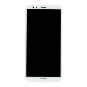 Parça Bankası Huawei Y7 Prime 2018 Çıtalı Beyaz Dokunmatik Lcd Cep Telefonu Ekranı