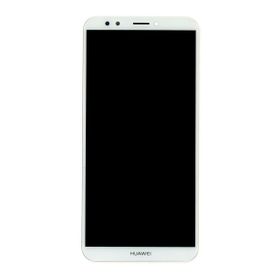 Parça Bankası Huawei Y7 Prime 2018 Çıtalı Beyaz Dokunmatik Lcd Cep Telefonu Ekranı
