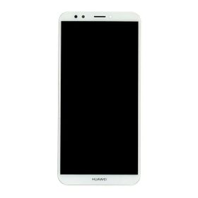 Parça Bankası Huawei Y7 Prime 2018 Çıtalı Beyaz Dokunmatik Lcd Cep Telefonu Ekranı