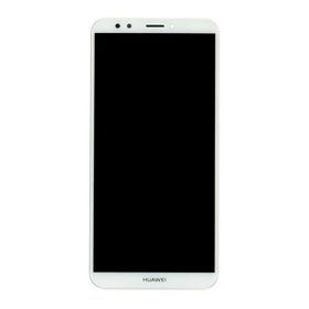 Parça Bankası Huawei Y7 Prime 2018 Çıtalı Beyaz Dokunmatik Lcd Cep Telefonu Ekranı