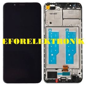 Parça Bankası Huawei Y7 Prime 2018 Çıtalı Beyaz Dokunmatik Lcd Cep Telefonu Ekranı