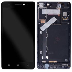 Parça Bankası Lenovo A7000 Dokunmatik Çıtalı Siyah Lcd Ekran