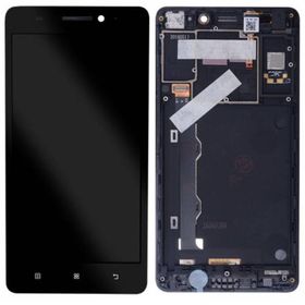 Parça Bankası Lenovo A7000 Dokunmatik Çıtalı Siyah Lcd Ekran
