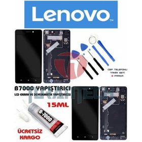 Parça Bankası Lenovo A7000 Dokunmatik Çıtalı Siyah Lcd Ekran
