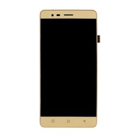 Parça Bankası Lenovo K5 Note A7020 Dokunmatik Çıtalı Gold LCD Ekran
