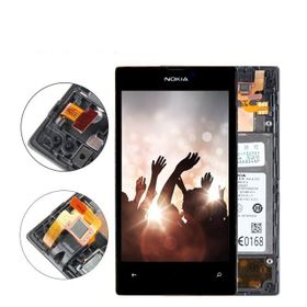 Parça Bankası Nokia Lumia 520 Dokunmatik Çıtalı Siyah LCD Ekran