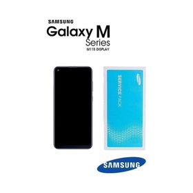 Parça Bankası Samsung Galaxy M11 M115 Dokunmatik Servis Çıtalı Siyah LCD Ekran