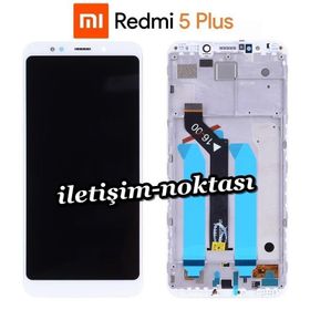 Parça Bankası Xiaomi Redmi 5 Plus Çıtalı Beyaz Dokunmatik Lcd Cep Telefonu Ekranı