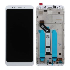 Parça Bankası Xiaomi Redmi 5 Plus Çıtalı Beyaz Dokunmatik Lcd Cep Telefonu Ekranı