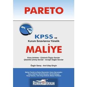 Pareto KPSS ve Kurum Sınavlarına Yönelik Maliye Anıl Ulaş Girgin Ekin Basım Yayın