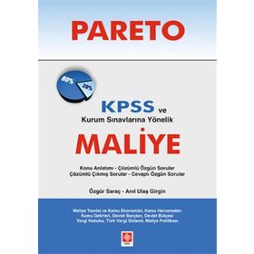 Pareto KPSS ve Kurum Sınavlarına Yönelik Maliye Anıl Ulaş Girgin Ekin Basım Yayın