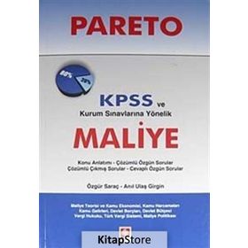 PARETO KPSS ve Kurum Sınavlarına Yönelik Maliye - Özgür Saraç