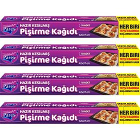 Parex 4 Paket Hazır Kesilmiş Pişirme Kağıdı