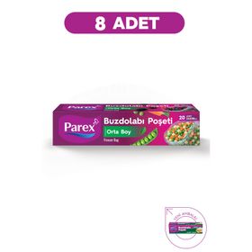 Parex 50'li Orta Boy Buzdolabı Poşeti