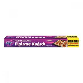 Parex Kesilmiş 16 Yaprak 42x37 cm Pişirme Kağıdı 