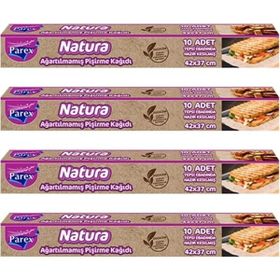 Parex Natura Ağartılmamış Hazır Pişirme Kağıdı (2 adet)
