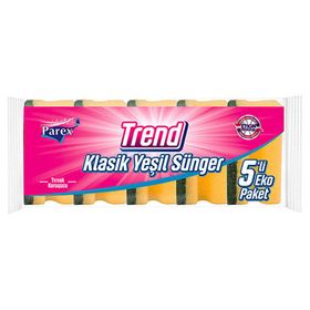 Parex Trend Klasik 5'li Paket Oluklu Sünger