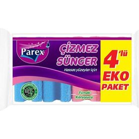 Parex Trend Oluklu 4'lü Bulaşık Süngeri