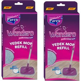 Parex Wondero Otomatik Temizlik Seti + 2 Yedek Paspas Mop