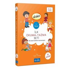 Parıltı Yayınları 1. Sınıf Elakin İlk Okuma Yazma Seti 10 Kitap Takım