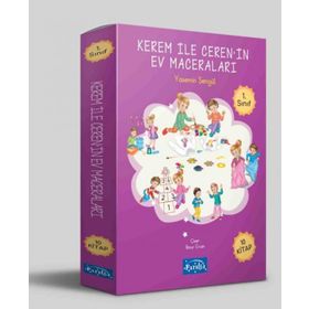 Parıltı Yayınları - Kerem ile Ceren’in Ev Maceraları 10 Kitap Set