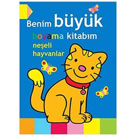 Parıltı Yayınları Neşeli Hayvanlar Benim Büyük Boyama Kitabım