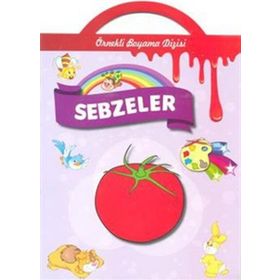 Parıltı Yayınları Örnekli Boyama - Sebzeler