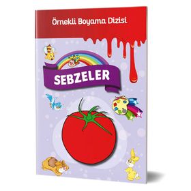 Parıltı Yayınları Örnekli Boyama - Sebzeler