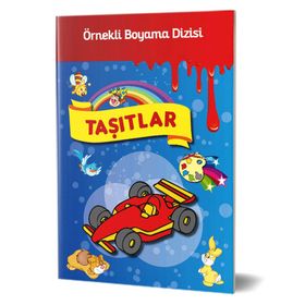 Parıltı Yayınları Örnekli Boyama - Taşıtlar