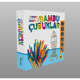 Parıltı Yayınları Renkli Bambu Çubuklar Akılda Zeka Oyunları