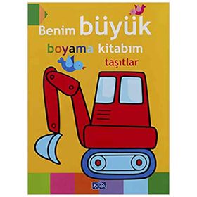 Parıltı Yayınları Taşıtlar Benim Büyük Boyama Kitabım