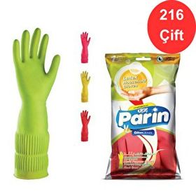 Parin Large 216 Çift Lateks Bulaşık ve Temizlik Eldiveni